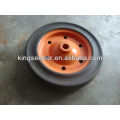 trailer jack with rubber wheel